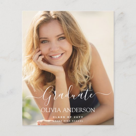 Haushaltsklasse des Abschlusses 2023 Foto Flyer (Vorne)