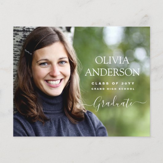 Haushaltsklasse des Abschlusses 2023 Foto Flyer (Vorne)