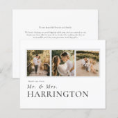 HAUSHALTSklassiker Herr und Frau Foto Collage Wedd (Vorne/Hinten)