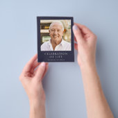 Haushaltsklassische Feier zur Beerdigung des Fotos Flyer (Gruppe)