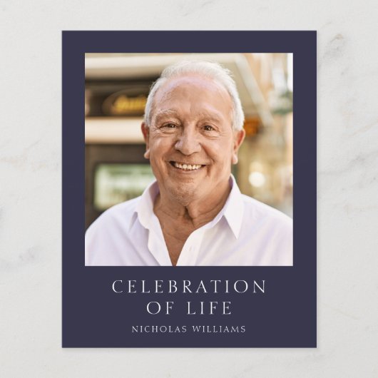 Haushaltsklassische Feier zur Beerdigung des Fotos Flyer (Vorne)