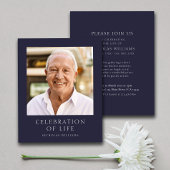 Haushaltsklassische Feier zur Beerdigung des Fotos Flyer