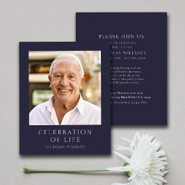 Haushaltsklassische Feier zur Beerdigung des Fotos Flyer