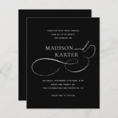 HAUSHALTSklassische Schwarz-weiße Unendlichkeit un (Vorne/Hinten)