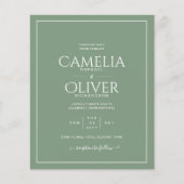 HAUSHALTSKONOCHROME Hochzeit (Vorderseite)