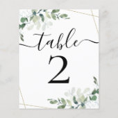 HAUSHALTSKONSOZEPTION Eukalyptus Tabelle 2 Nummer (Rückseite)