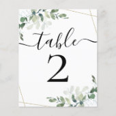 HAUSHALTSKONSOZEPTION Eukalyptus Tabelle 2 Nummer (Vorderseite)