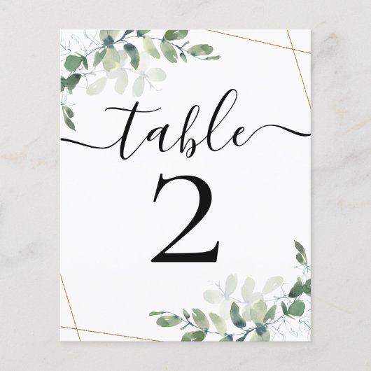 HAUSHALTSKONSOZEPTION Eukalyptus Tabelle 2 Nummer (Vorderseite)