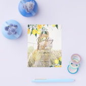 HAUSHALTSKONTROLLE - 1 FOTO OVERLAY Lemons Wedding Flyer (Einzeln)