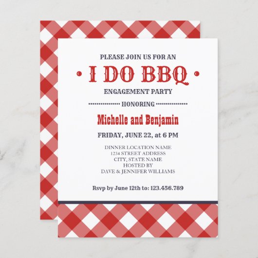 HAUSHALTSKONTROLLE Kariert I DO GRILLEN (Vorne/Hinten)