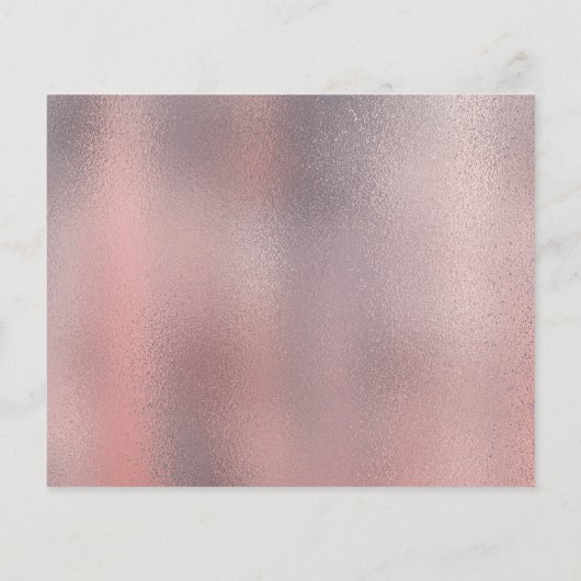 HAUSHALTSKONTROLLE Rose Gold Floral | DANKE (Rückseite)