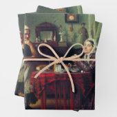 Haushaltskonversation (von Konstantin Makovsky) Geschenkpapier Set (Beispiel)