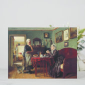 Haushaltskonversation (von Konstantin Makovsky) Karte (Stehend Vorderseite)