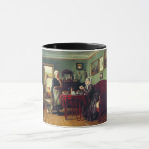 Haushaltskonversation (von Konstantin Makovsky) Tasse