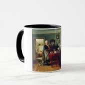 Haushaltskonversation (von Konstantin Makovsky) Tasse (Vorderseite Links)
