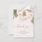 HAUSHALTSKOPPENDIENSTE - Hochzeit dank Karte (Vorderseite)