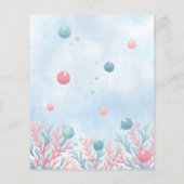 Haushaltskoralle unter der Meeresschutzdusche (Rückseite)