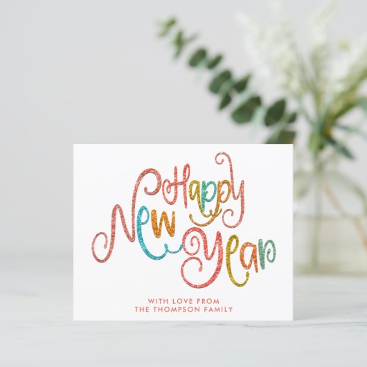 HAUSHALTSkorallen Aquamarin Gold Glitzer Glück Neu (Stehend Vorderseite)