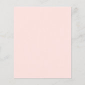 Haushaltskorallen Floral Peach Baby Sprinkle Einla (Rückseite)