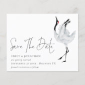 Haushaltskrane Script QR Code Save the Date (Vorderseite)