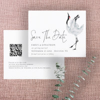 Haushaltskrane Script QR Code Save the Date