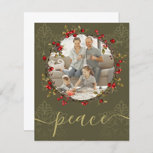 HAUSHALTSKRIEG Weihnachtsblatt (Vorne/Hinten)