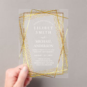 HAUSHALTSKRITERIEN HochzeitGold Imitate belichten  Acryleinladungen (Insitu (Handheld))