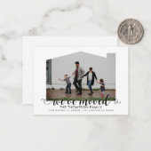 HAUSHALTSKRITERIEN Wir haben das Foto bewegt Mitteilungskarte (Vorderseite/Rückseite Beispiel)