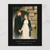 HAUSHALTSKULTURHASS Retro Foto Goth Wedding Flyer (Hinten)