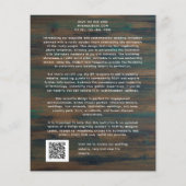 HAUSHALTSLAND Rustikales Foto mit Holzschnitzereie (Rückseite)