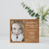 Haushaltslederfeier zur Einladung zum Leben (Stehend Vorderseite)