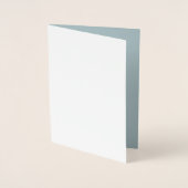 HAUSHALTSLEICHTER GRÖSSE Monochrome Hochzeit Folienkarte (Vorderseite)