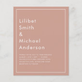 HAUSHALTSLEICHTER Terracotta Monochrome WEDD (Vorderseite)