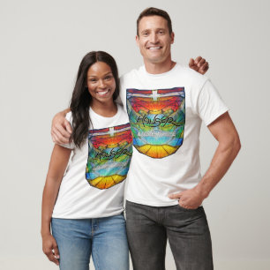 HAUSHALTSLEICHTER UNISEX-T - SHIRT (WAPPEN VOR)