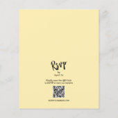 Haushaltslemons Hochzeit in einer Einladung (Rückseite)