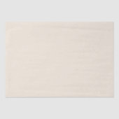 HAUSHALTSLICHTBEIGE Monochrome Hochzeit Seidenpapier (Vorderseite)