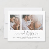 Haushaltslinie 2 Foto: Start hier Verlobung ankünd (Vorderseite)