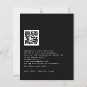 HAUSHALTSLINIE Art gegenüber White Black QR Hochze (Rückseite)