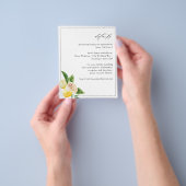 Haushaltslinie für Blumendetails Flyer (Gruppe)