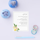 Haushaltslinie für Blumendetails Flyer (Einzeln)