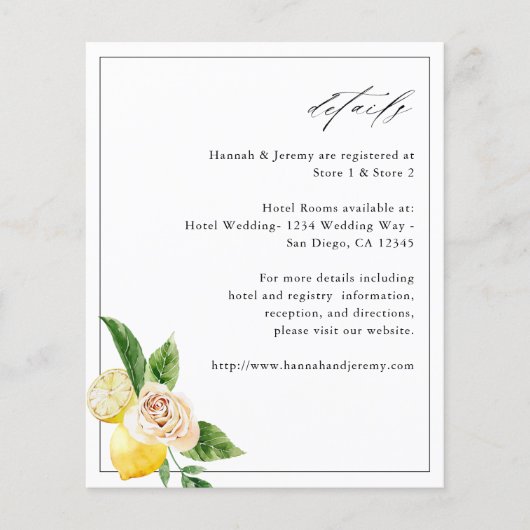 Haushaltslinie für Blumendetails Flyer (Vorne)