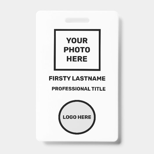 HAUSHALTSLOGO FÜR UNTERNEHMEN EINFACHE MINIMAL-BAD AUSWEIS (Vorderseite)