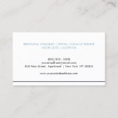 Haushaltsmagnat Staubsauger Kunst Visitenkarte (Rückseite)