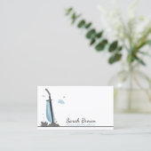 Haushaltsmagnat Staubsauger Kunst Visitenkarte (Stehend Vorderseite)