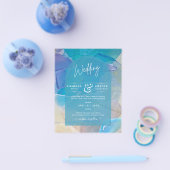 HAUSHALTSMEISTERLICHES Aquamarines Blaues Meer Flyer (Einzeln)