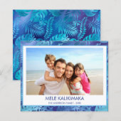 HAUSHALTSMELE KALIKIMAKA HAWAIIAN TROPISCHES FOTO (Vorne/Hinten)