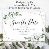 HAUSHALTSMINI-GRÖSSE Eukalyptus-Hochzeit Sichern S Mitteilungskarte