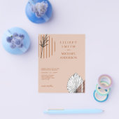 HAUSHALTSMITTEL Abstrakte Seite Beige Pampas Grass (Einzeln)