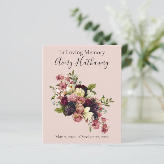 HAUSHALTSMITTEL - Beerdigungsprogramm (Stehend Vorderseite)