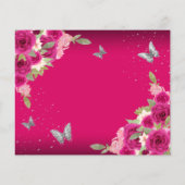 HAUSHALTSMITTEL Blumenrosa Silberschmetterling Qui (Rückseite)